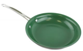 Piece Anodized Green Non Stick Kitchen Cookware Set Pans Pots