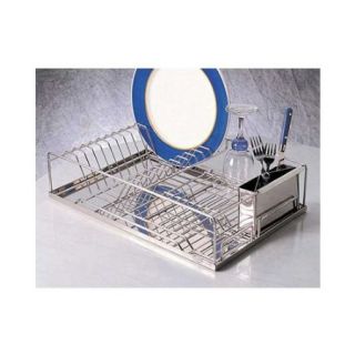 RSVP Dish Drying Rack Drainer Holder Kitchen Strainer 18 10 Stainless