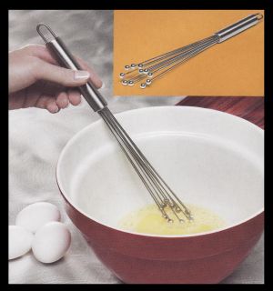 New 11 Metal Ball Whisk Kitchen Gadget Cooking Tool Utensil