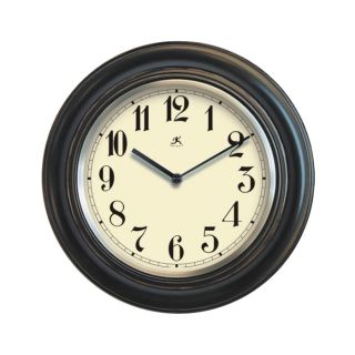 New Traditional Round Wood Black Kitchen Wall Clock