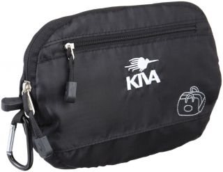 Kiva Black Hide Away Convertible Carrying Pouch Travel Gym Duffel