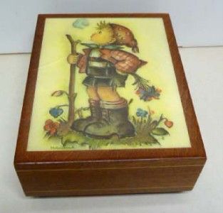 Hummel Music Jewelry Box with Reuge Swiss Movement Doctor Zhivago Tune