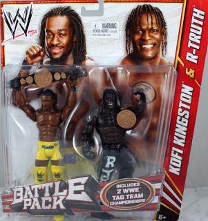Kofi Kingston R Truth WWE Battle Packs 20 Mattel Toy Wrestling Figures