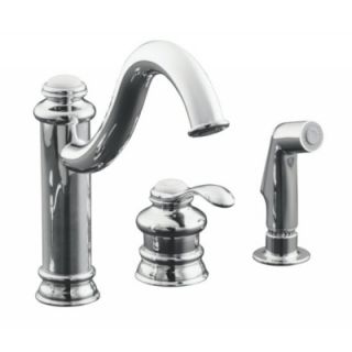 Kohler K 12185 CP Kitchen Sink Faucet Sidespray Chrome