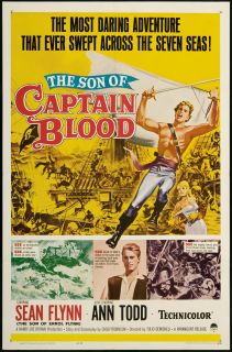 The Son of Captain Blood 1963 Original U s One Sheet Movie Poster