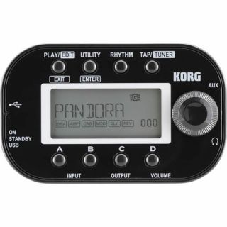 Korg Pandora Mini Personal Guitar Multi Effects Processor Black Open