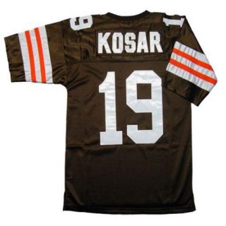 Bernie Kosar 19 Cleveland Browns Throwback Brown Sewn Mens Size Jersey
