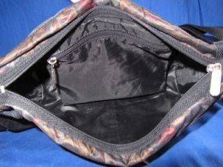 Le Sport Sac Adjustable Strap Shoulder Bag w/ Lots of Pockets Black