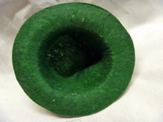 Vintage Knox Hats Salesmans Sample Miniature in Hat Box Green Felt