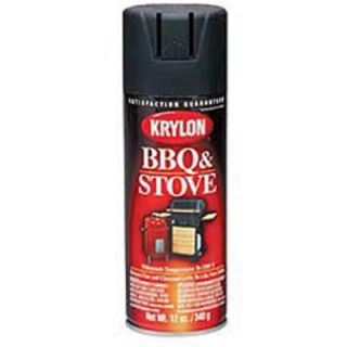 Krylon 1614 High Heat Black Spray Paint 12oz