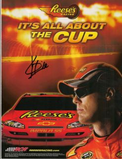 Kevin Harvick Autographed Reeses RCR Pennzoil Chevy Impala SS NASCAR