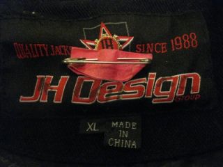 Kyle Busch NASCAR M Ms Black Jacket Coat 18 Embroidered XL JH Design
