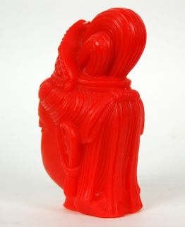 Kwan Yin Head Red Candle Goddess Feng Shui Quan Guan