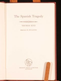 1970 The Spanish Tragedy Thomas Kyd Dust Jacket