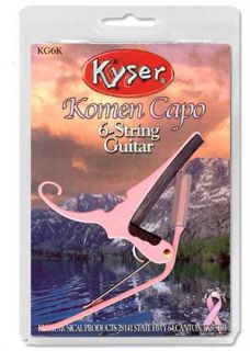 Kyser Quick Change Pink Acoustic Electric Guitar Capo KG6K New