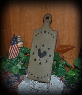 HP Primitive Grubby Rustic Colonial Stenciled Wood Wooden Wall Cutting