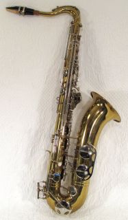 Fine Playing Vint. La Monte Superior Tenor Saxophone w Original Case