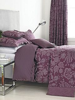 Sanderson Odile bed linen in plum   