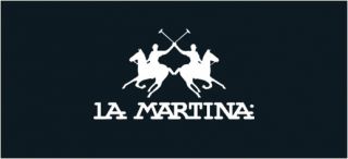 RARE La Martina Polo Embroidered Equestrian Black Cotton Corduroy