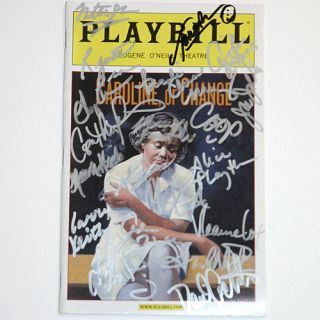 Bway Caroline or Change Opening Cast Signed Playbill