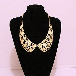 2012 Celebrity Inspired Lady Fashion Hollowed Out Pattern Collar Bib