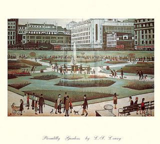 Lowry Piccadilly Gardens Manchester City Print