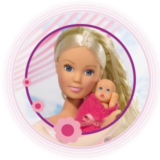 Steffi Love Schwanger Baby Anziehpuppe Ankleidepuppe Puppe in Barbie