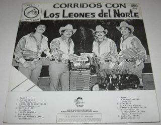 Los Leones Del Norte La Bronco Negra SEALED LP Norteño