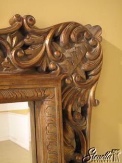 2638 Maitland Smith Labarge Ornate Large Carved Mirror