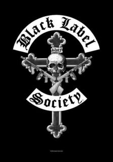 Black Label Society Poster Flag Crucifix Tapestry New