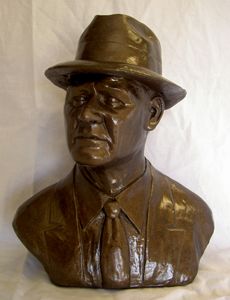 1989 Dallas Cowboys Tom Landry Hall of Fame Sculpture
