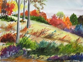 Original Landscape Watercolor Painting JMW Art John Williams