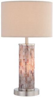 Lite Source Schale I Shell Mosaic Table Lamp w Night Li