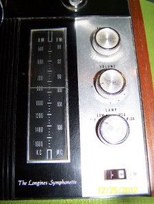 WITTNAUER LONGINES SYMPHONETTE CLOCK RADIO LAMP w/ SATELLITE SPEAKER