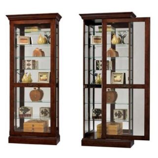 Howard Miller Laconia Cherry 7 Shelf Curio Display Cabinet 680 491