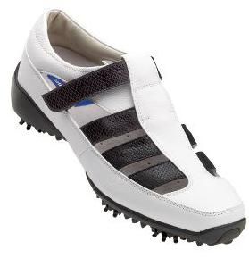 2011 FootJoy Lo Pro Womens Ladies Golf Shoes White Black Snake 97193