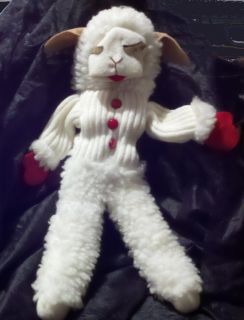1993 Shari Lewis Lamb Chop Hand 18 Puppet Plush Lovey