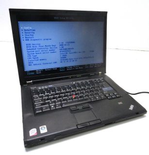 4X IBM Lenovo T61 15 4 Laptops 2 20GHz Core 2 Duo 2GB PC2 5300 CD RW