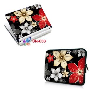 Noble Flower 9 10 10 2 Laptop Netbook Case Bag Sticker Skin Cover