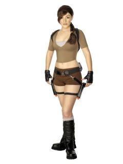 Tomb Raider Lara Croft Super Deluxe Costume Teen XS New