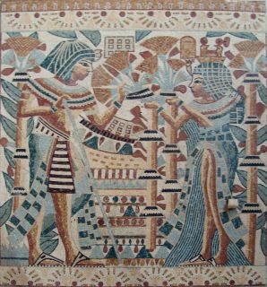Egyptian Mosaic Tile Stone Art Wall Mural