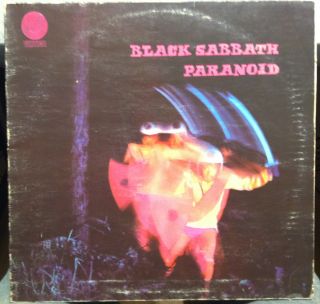 1970 1st Press German Vertigo Swirl BLACK SABBATH paranoid LP VG+ 6360