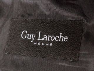Guy Larouche Dark Navy Blue Pinstripe Classic Wool 3 Button Blazer
