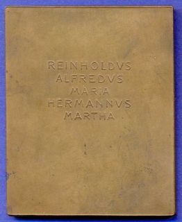MEDAL 1906 REINHOLD & MARIA EISL   BY TAUTENHAYN   HEAVY   S202