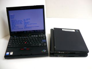 ibm thinkpad x40 lot of 3 laptops type 2372 wcj up