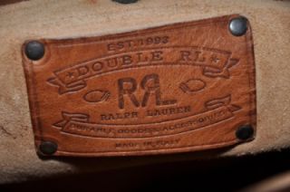 Ralph Lauren RRL Vintage Leather Messenger Mail Bag