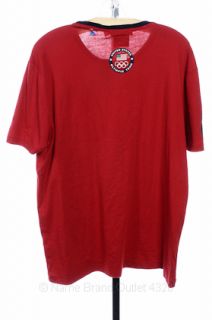 Polo Ralph Lauren XL Olympics 2012 Tee London USA Tshirt Red SS Shirt
