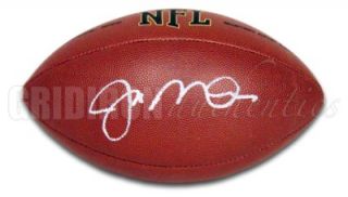Joe Montana 49ers Autographed Wilson Football GA COA