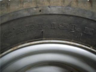 Two Lawn Mower Wheels with 2 Ply Carlisle 23x9 50 12 Tires