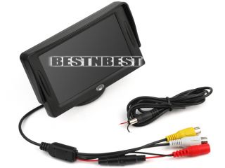inch 16 9 TFT LCD Color Monitor Rearview GPS Camera Reverse Camera